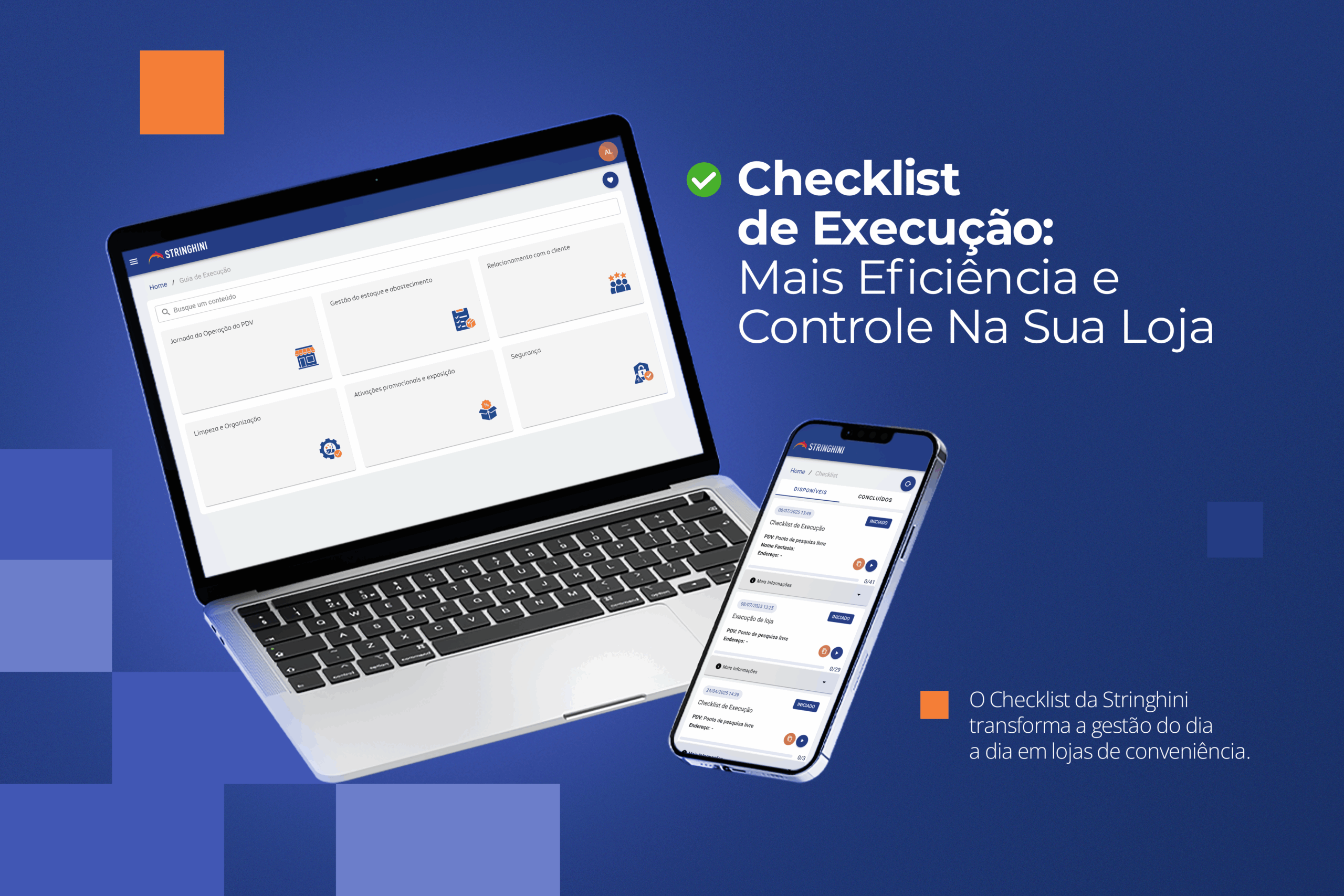 checklist, Checklist de Execução, Checklist de Execução da Stringhini, lojas de conveniência